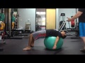 Breathing with stability ball