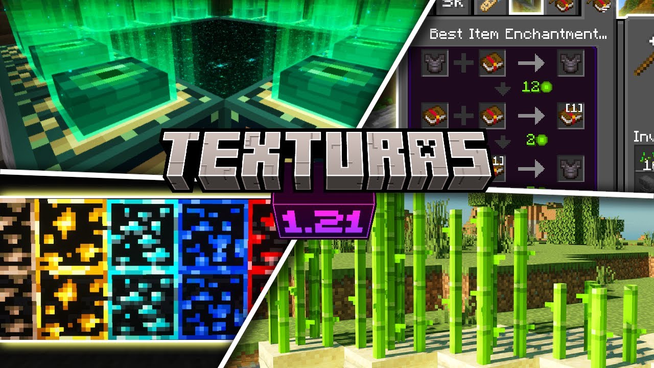TOP 15 Las Mejores Texturas para Minecraft Bedrock 1.21+ (MCPE y W10 ...