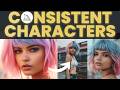 Create consistent characters in midjourney ai influencer full process cref