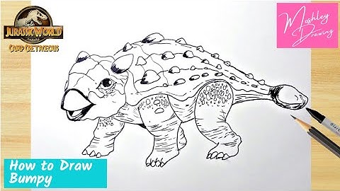 How to Draw Bumpy from Jurassic World Camp Cretaceous