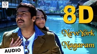 NewYork Nagaram 8D Audio Song | Sillunu Oru Kadhal | Must Use Headphones | Tamil Beats 3D chords