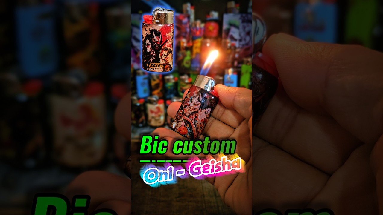 𝐁𝐈𝐂 𝐂𝐔𝐒𝐓𝐎𝐌 〽️Oni và Geisha: Sự giao thoa giữa bóng tối và cái đẹp trên nền lửa Bic Pháp huyền thoại
