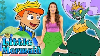 Little Mermaid Chapters 1-10! The Full Fairy Tale! | Story Time with Ms. Booksy at Cool School