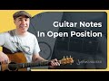 Open Notes On The Guitar | Practical Beginner Lesson