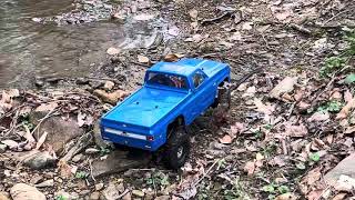 Rc Chevrolet truck off-road in the creek obstacle course #2024