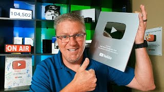 My 100,000 subscriber Silver Play Button - THANK YOU!!!!!!!!