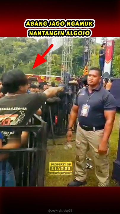ABANG JAGO NGAMUK NANTANGIN BODYGUARD #bodyguard #hiburan #tni