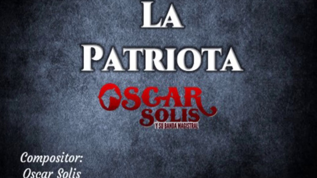 LA PATRIOTA Oscar Solis y Su Banda Magistral KARAOKE carreras de caballos en palermo