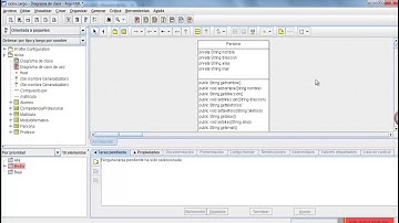 ArgoUML. Generar código a partir del diagrama de clases