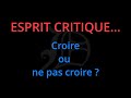 Studio delta sigma 36  esprit critique croire ou ne pas croire 