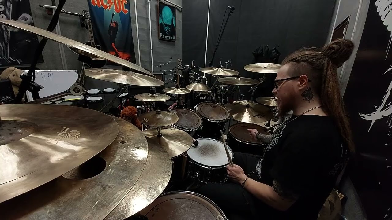 Грув-Упражнение с томами и бочкой на 4 такта💥 