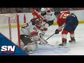 Panthers score backtobacktoback goals in under three minutes to take lead vs devils