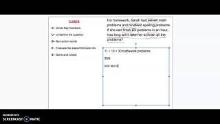 CUBES Strategy SPED 422