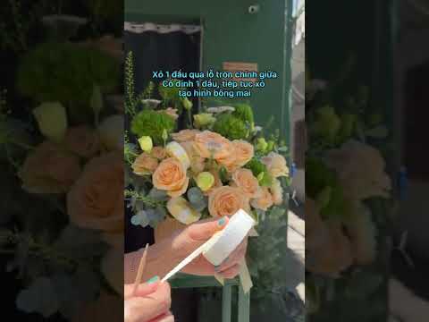 Video Giỏ Hoa Nhỏ Để Bàn Đơn Giản Mà Sang Trọng Nhờ Điều... - youtube