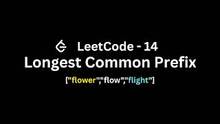 Longest Common Prefix LeetCode 14 | Hindi Explanation + Java Code