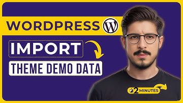 How To Import Demo Data In Wordpress Theme 2025 | Install Demo Content In Wordpress Themeforest