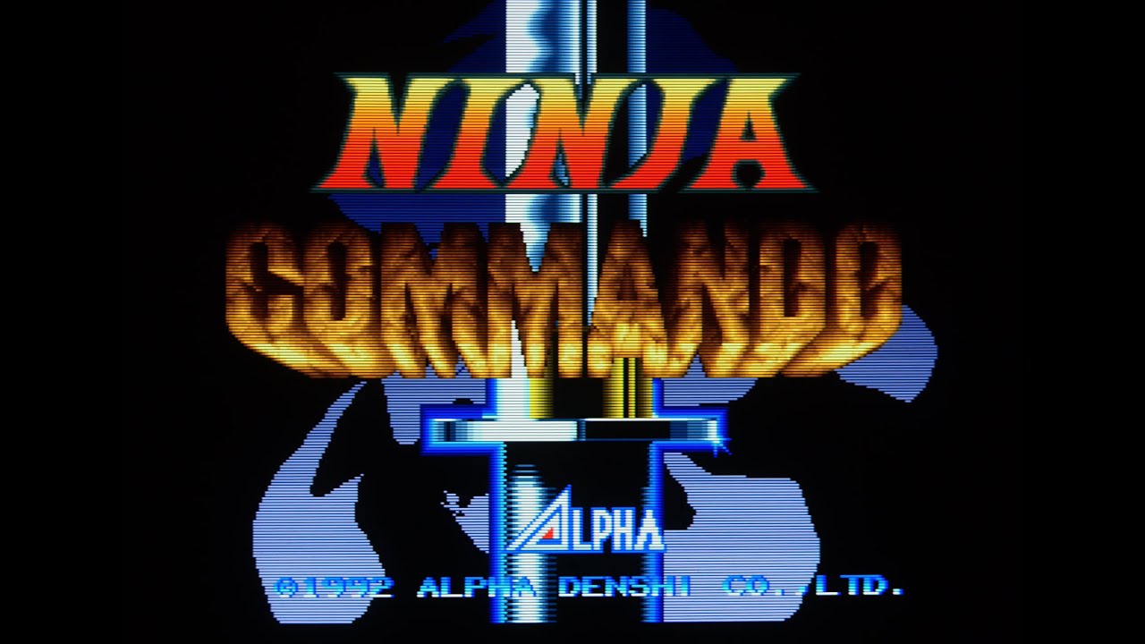 Ninja Commando Intro (Neo Geo) - Sony BVM-D32 (Reference CRT Monitor)