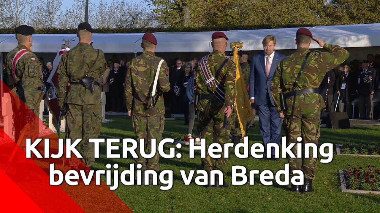 Koning Willem-Alexander en de Poolse President eren bevrijders van Breda