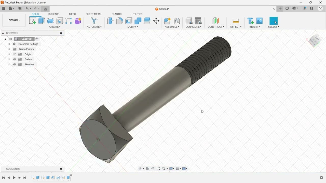 Bolt M10 of Plummer Block