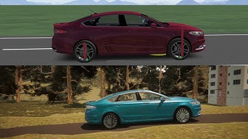 Digital Twin of a road with the help of OpenCRG