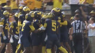 Highlights: No. 20 Michigan improves to 4-1 with a 24-10 win over Wisconsin