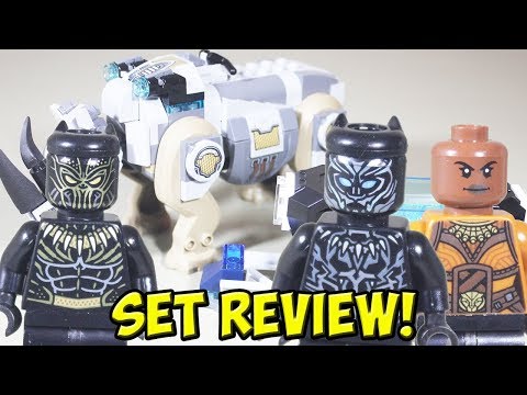 LEGO Black Panther: Rhino Faceoff by the Mine 76099 Set Review