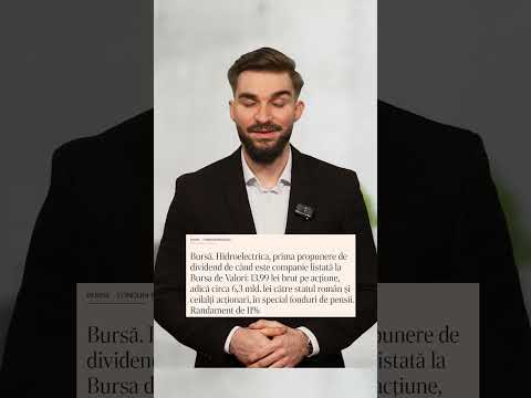 Ce DIVIDENDE propun companiile de la BVB