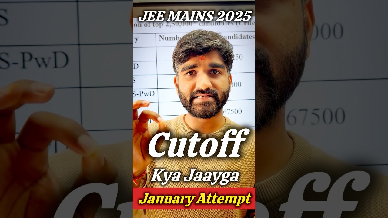 JEE Main 2025 Official Cut-Off✅🔥| jee mains cut off 2025| JEE Main 2025 Result | Marks vs Percentile