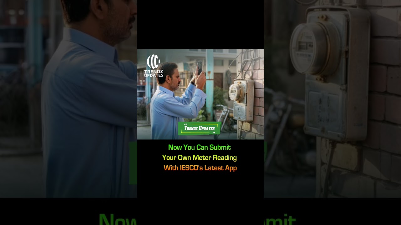 IESCO’s New App Shocks Everyone! Submit Your Own Meter Reading Now!