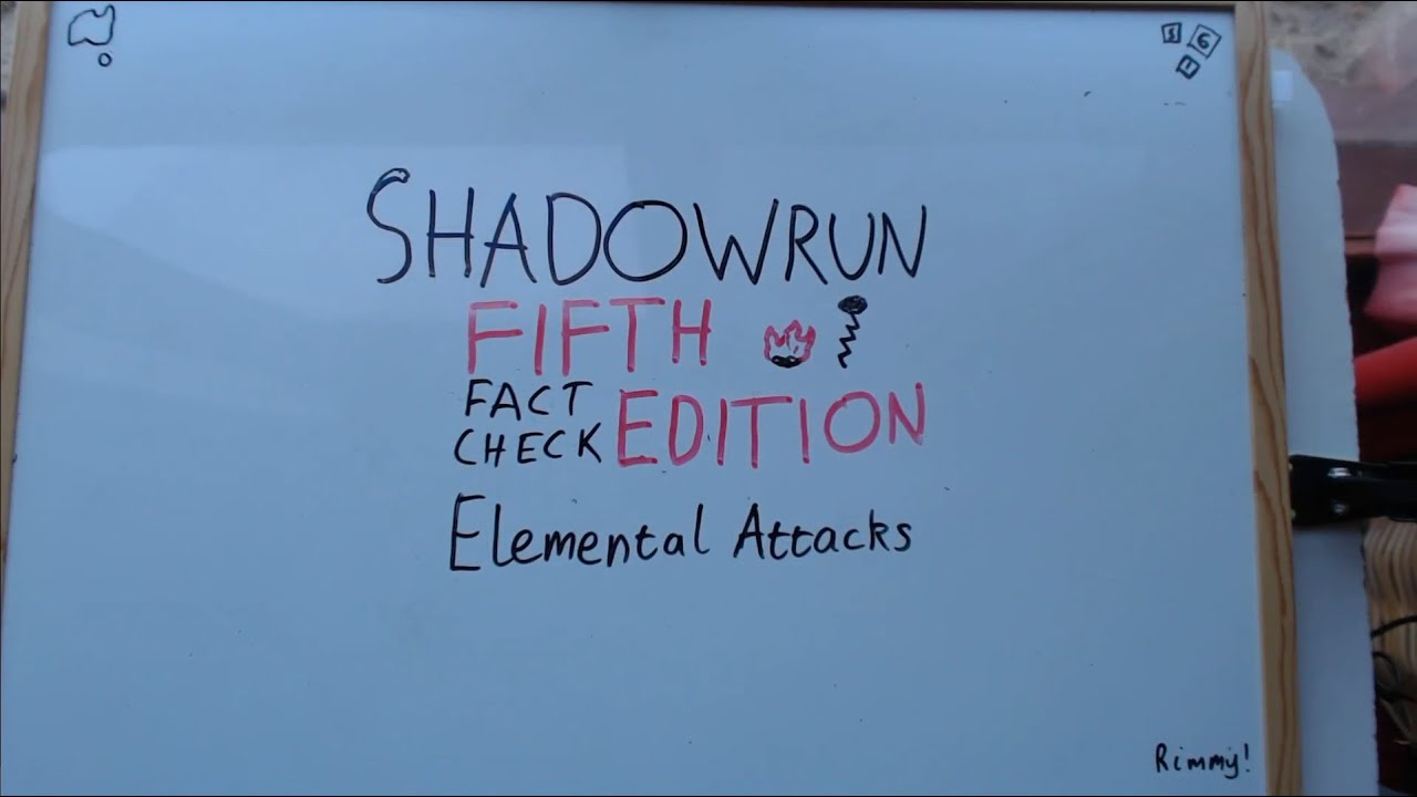 Shadowrun 5th Fact Check - Elemental Attacks