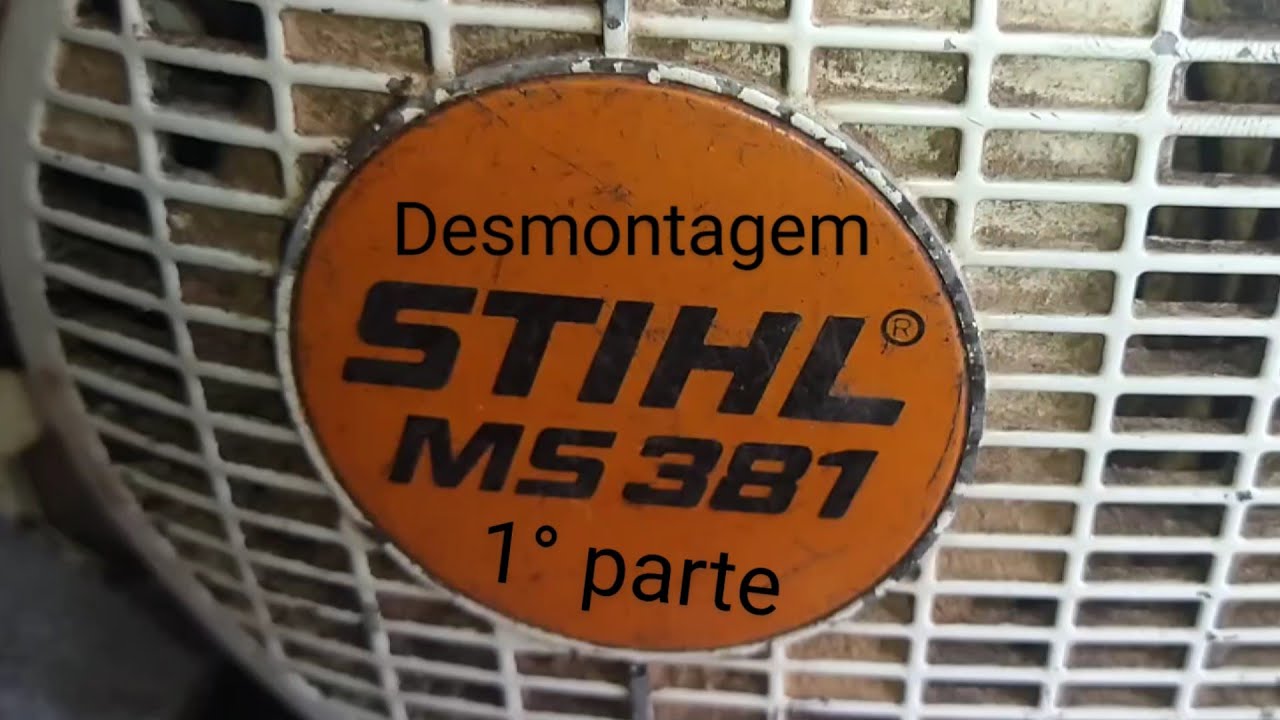 Stihl motosserra Ms-381, desmontagem para orçamento, 1° parte