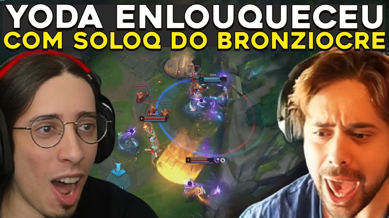 YODA CONHECEU A SUPER SOLOQ DO BRONZIOCRE, GRAGOLANDI 2X PDL  - RENECRODILO LEAGUE OF LEGENDS