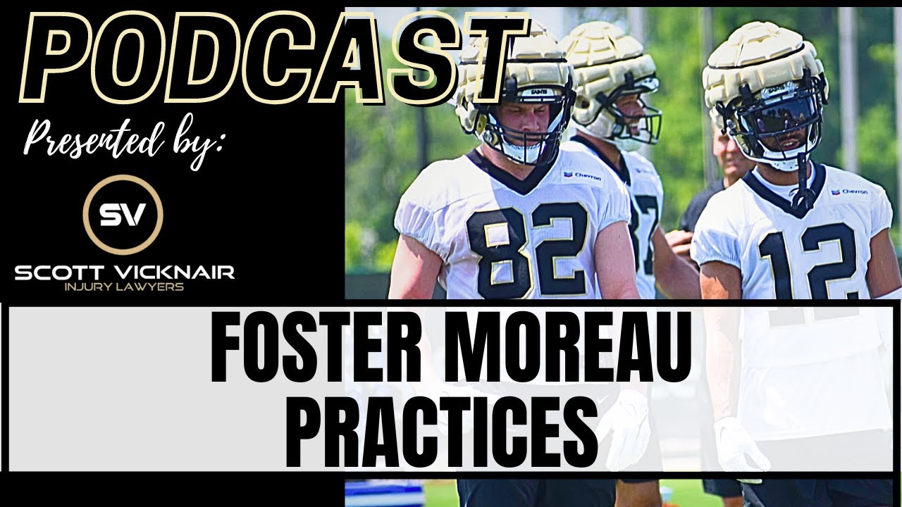 Foster Moreau Practices With New Orleans Saints, Continues Incredible