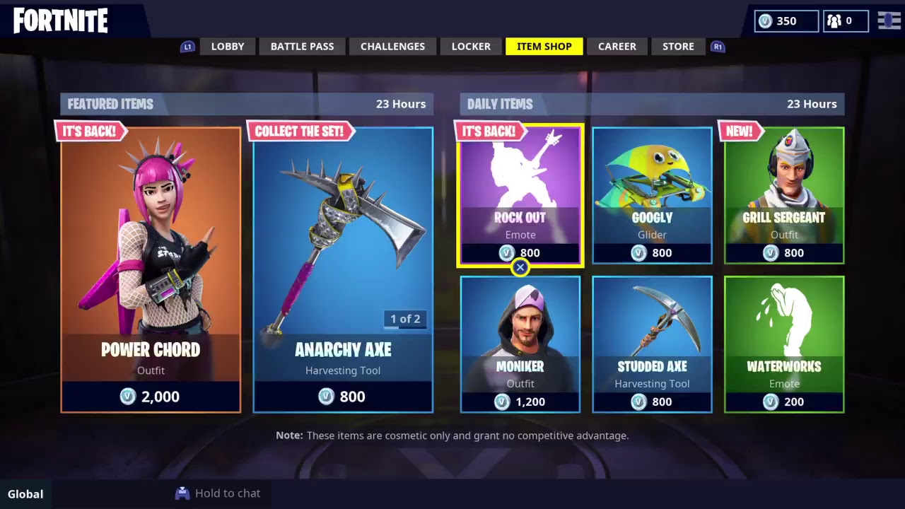 Daily FORTNITE ITEM SHOP September 9, 2018
