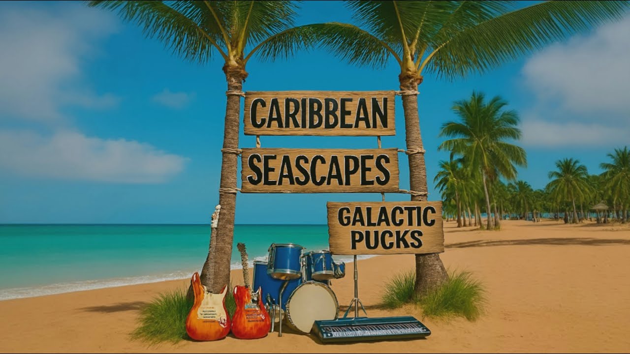 Galactic Pucks - Caribbean Seascapes lyric video