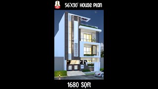 P623 🔥 Modern house 🔥|🏘️घर का नक्शा🤩| Residential House Plan🤩| Indian Architect