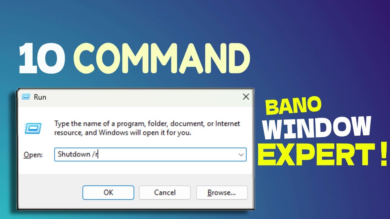 Top 10 Windows CMD commands | Important windows commands 