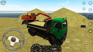 Mini Kamyonet ile Kum Taşıma - Motor Depot #6 - Android Gameplay screenshot 4