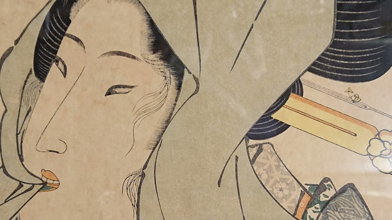 お宝発見?！「浮世絵」の記録。(令和ロマンス雑貨)３枚リサイクル店で購入。