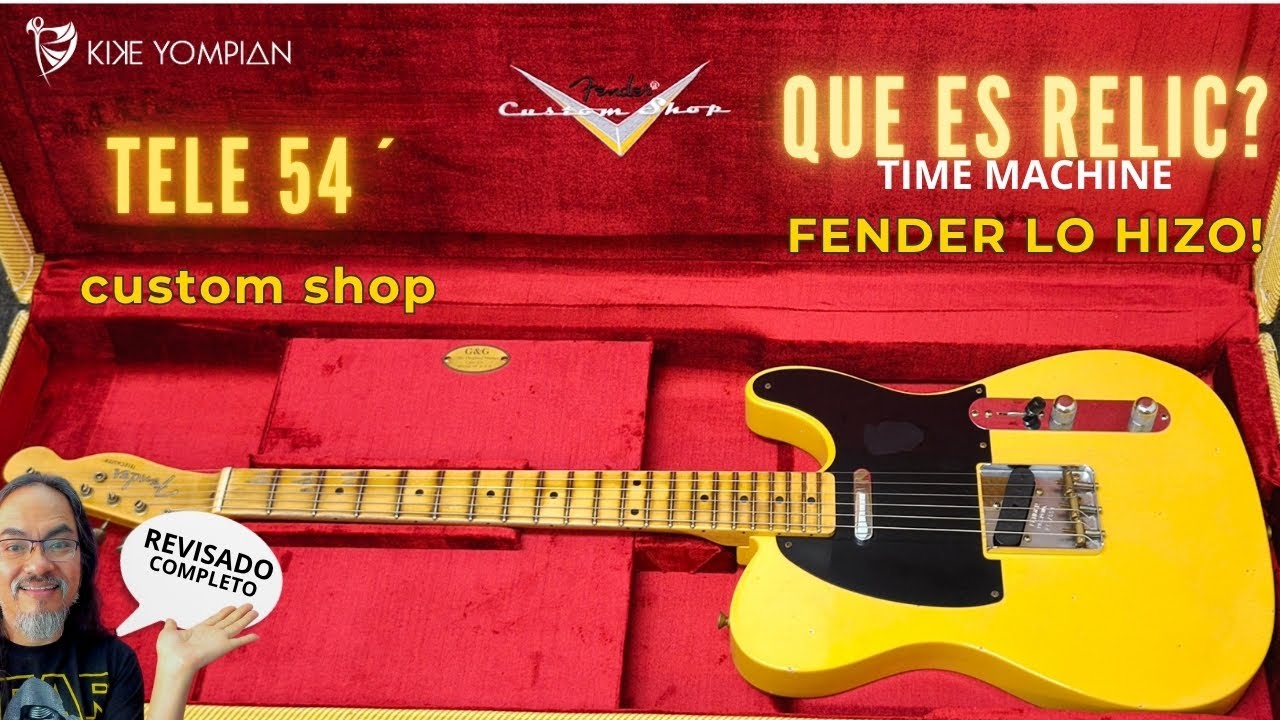 EL MUNDO DE LAS GUITARRAS #28:  Fender Tele 54´ Journeyman (Custom Shop)