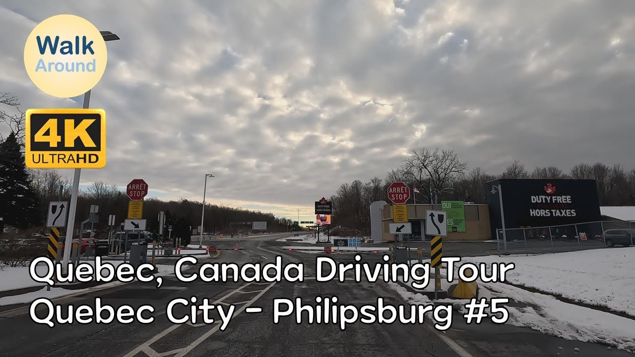 【4K60】 Quebec, Canada Driving: Quebec City - Philipsburg (Highgate Springs Port of Entry) #5