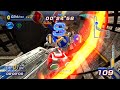 Sonic Free Riders No Kinect Patch: Metropolis Speedway (Standard) Sonic - High Booster 3