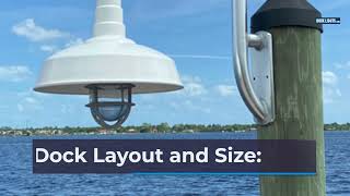 How to choose boat dock lighting