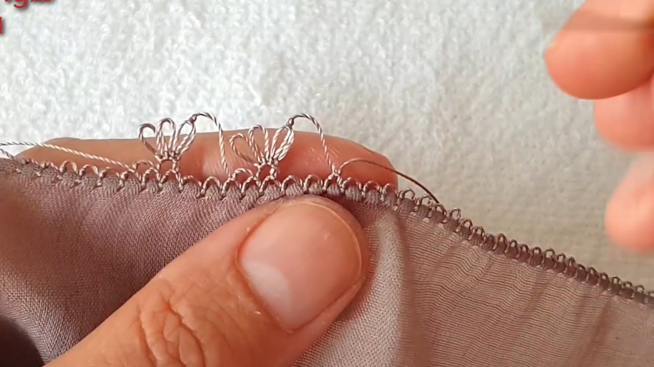 vizon yazmaya çıtı pıtı iğne oyası modeli