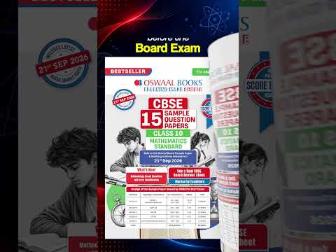 Video CBSE Class 10 Sample Papers 2027 | Latest Exam Pattern | Oswaal Books