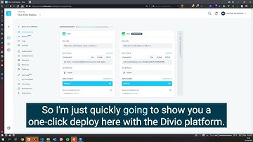 One-click Deploy from Divio