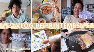 🌷VLOG DE PRINTEMPS🌷 | Dessert Fav' au Citron 🍋 Idées Repas, New Hobbies et Tricot Pull 🧶