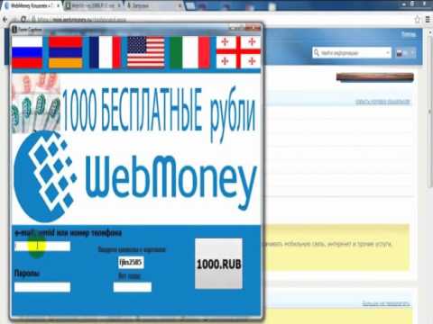 WebMoney добавит  1000 БЕСПЛАТНЫЕ рубли