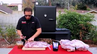 Smoke Low and Slow Brisket Vertical Offset | Lonestargrillz