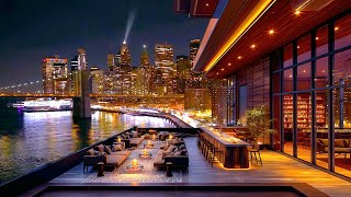 Luxurious Jazz Lounge  Cozy Bar Ambience With Romantic Saxophone Jazz Melodies